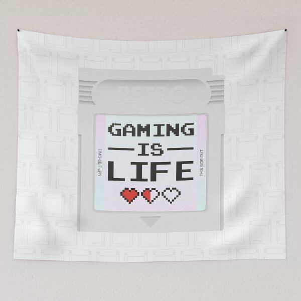 Item preview, Gaming is Life - white designed and sold by animinimal.