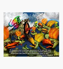 RACISM Photographic Print
