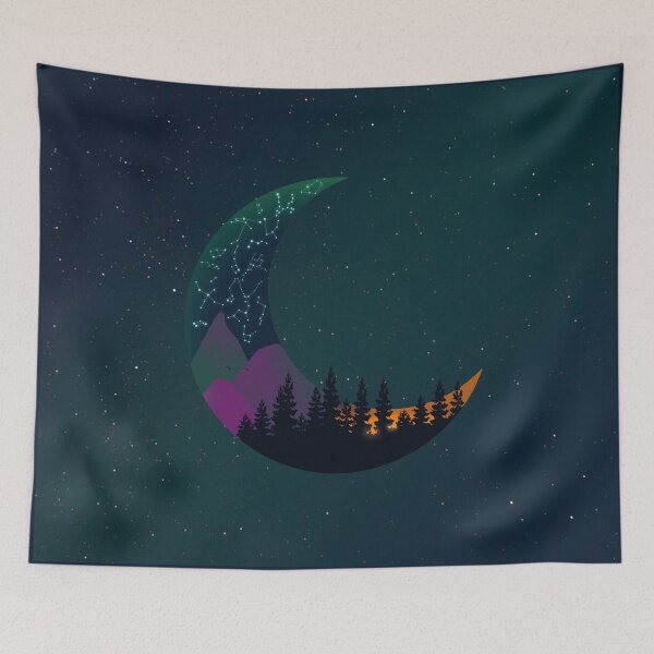 Item preview, Moon Constellations - End Of The Day Version - Graphic Design designed and sold by Lumos19 Studio.