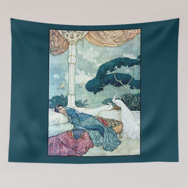 Item preview, RUBAIYAT of OMER KAYYAM; Arabian Nights Painting Print designed and sold by posterbobs.