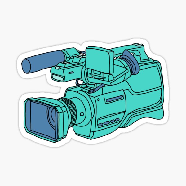 Item preview, Video Camera - Teal designed and sold by MOREDANKMEMES.