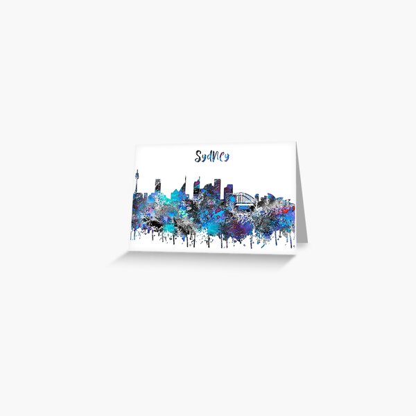 Item preview, Sydney Skyline, Sydney Australia, Sydney designed and sold by Rosaliartbook.