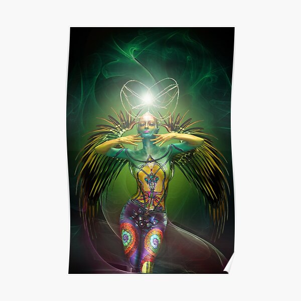 Green Phoenix Poster