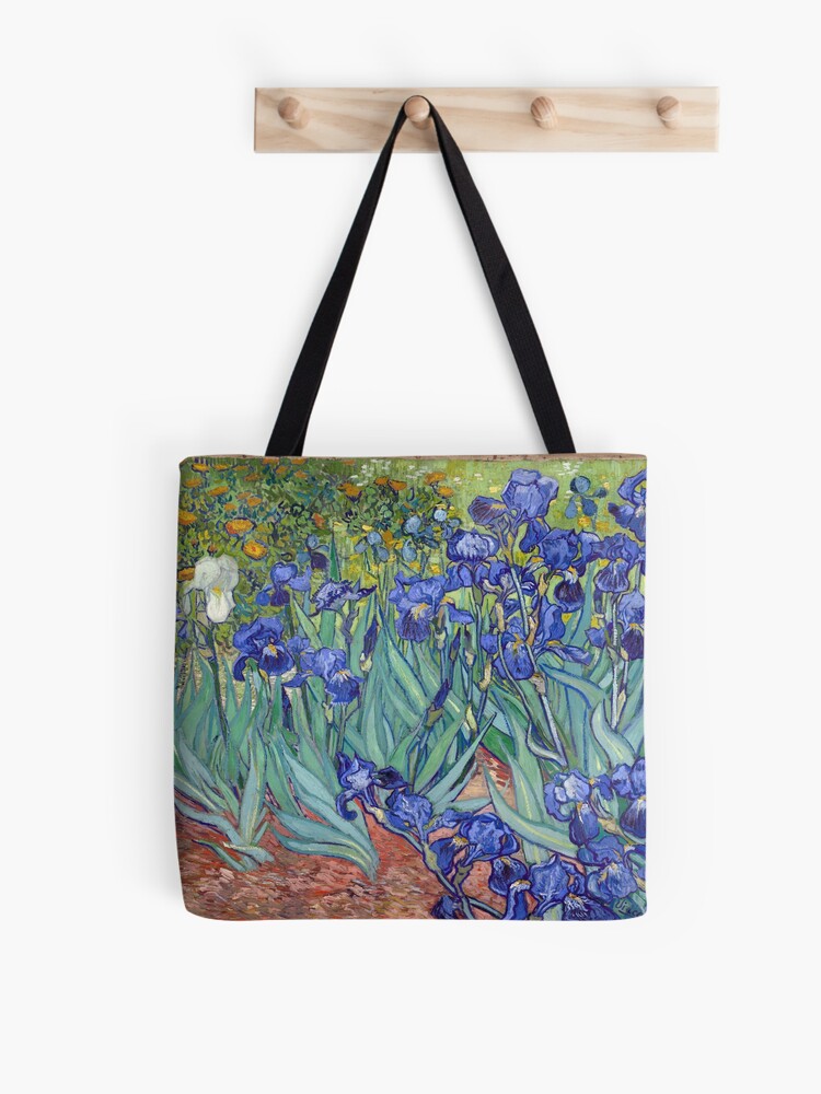 Square Van Gogh Irises Silk Scarf - Getty Museum Store