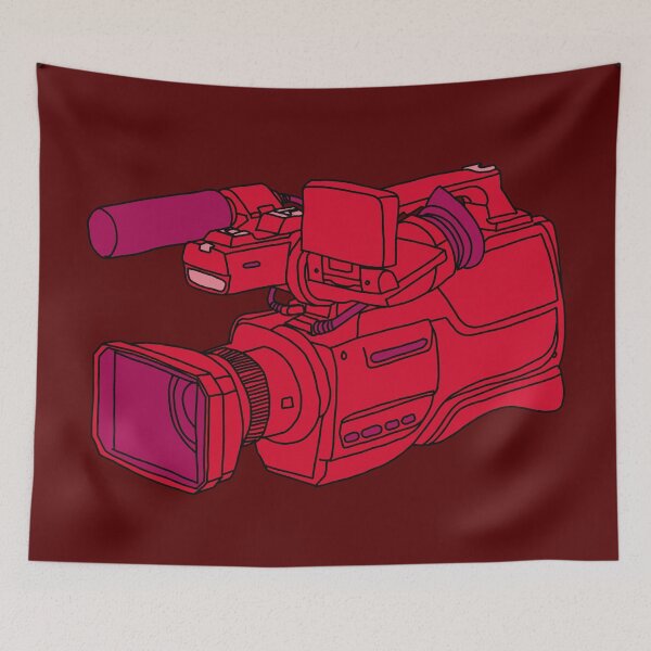 Artikelvorschau, Video Camera - Red entworfen und verkauft von MOREDANKMEMES.