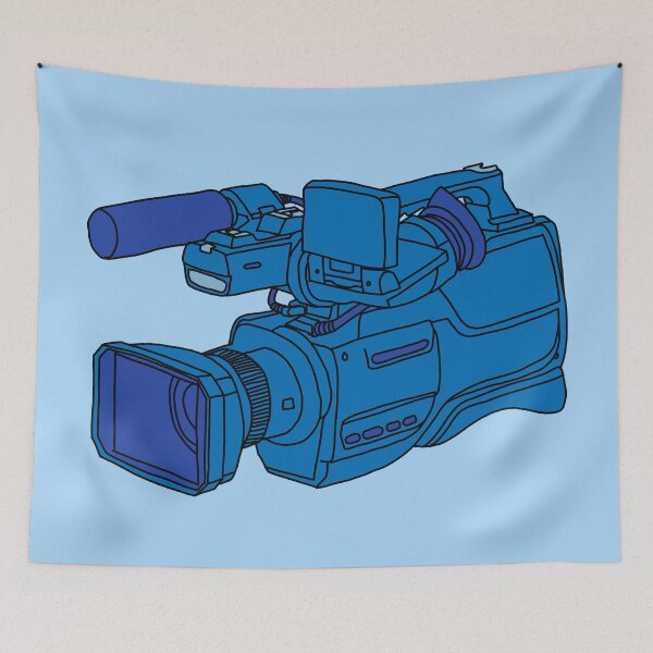 Item preview, Video Camera - Blue designed and sold by MOREDANKMEMES.