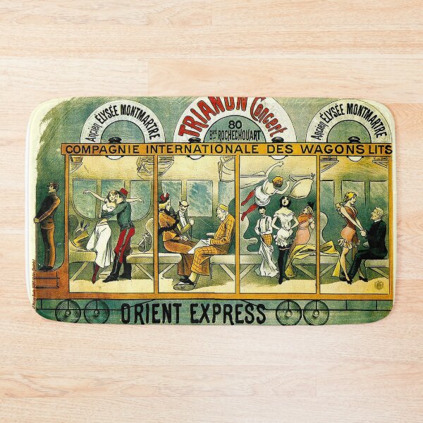 Item preview, ORIENT EXPRESS : Vintage Railway Line Advertising Print designed and sold by posterbobs.