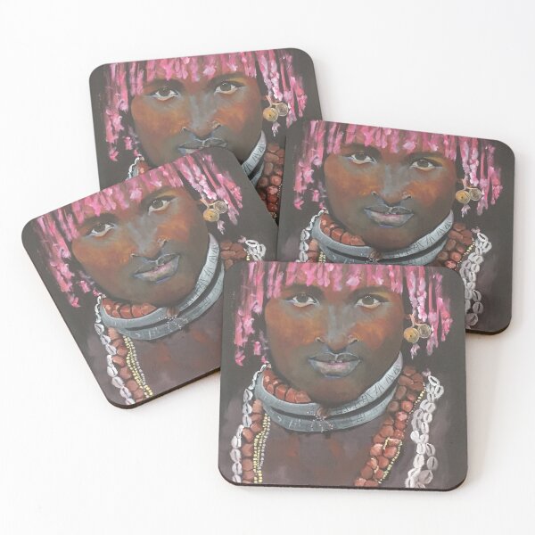 Item preview, Colourful African man with beads designed and sold by Rags51.