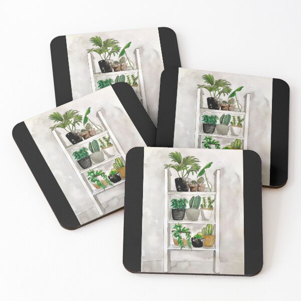 Item preview, Houseplant Watercolor designed and sold by redmakesart.