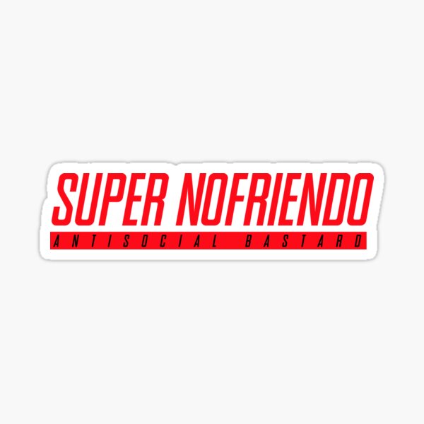 Super Nofriendo Sticker