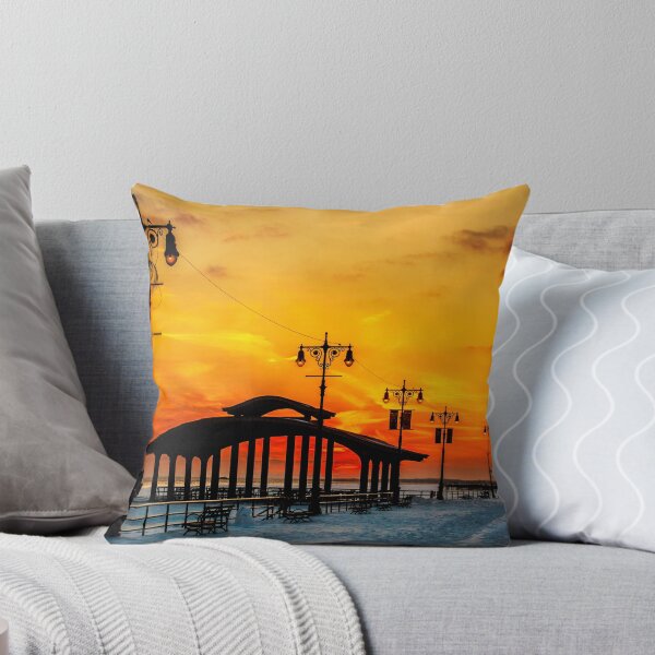 Item preview, Boardwalk Winter Sunset designed and sold by Chris Lord's Pixielated Pixels.