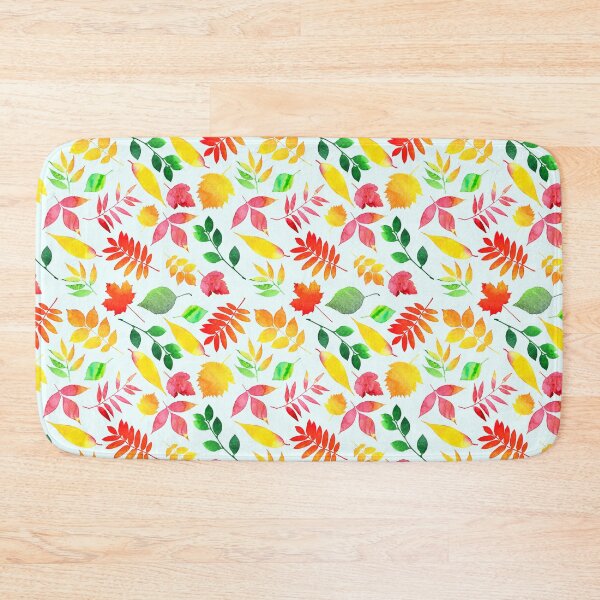 Item preview, Watercolor Autumn leaves pattern  designed and sold by amethystdesign.