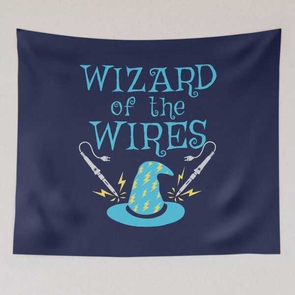 Item preview, Electrician Wizard of the Wires designed and sold by jaygo.