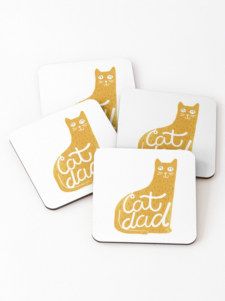 Cat Coasters - Set of 4