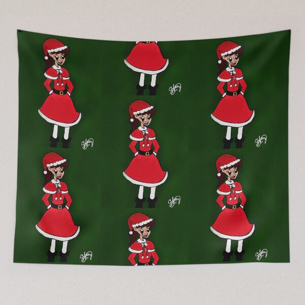 Artikelvorschau, Santa Steph entworfen und verkauft von Miss Stephanie’s Art Creations.
