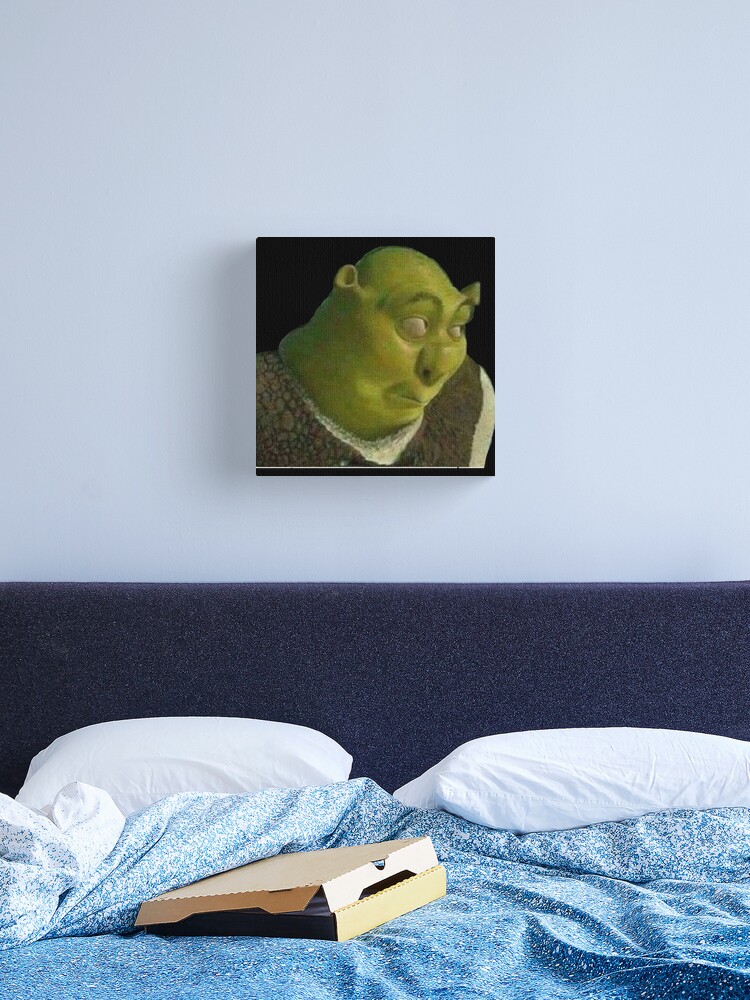 Shrek face meme Art Board Print for Sale by calamity02