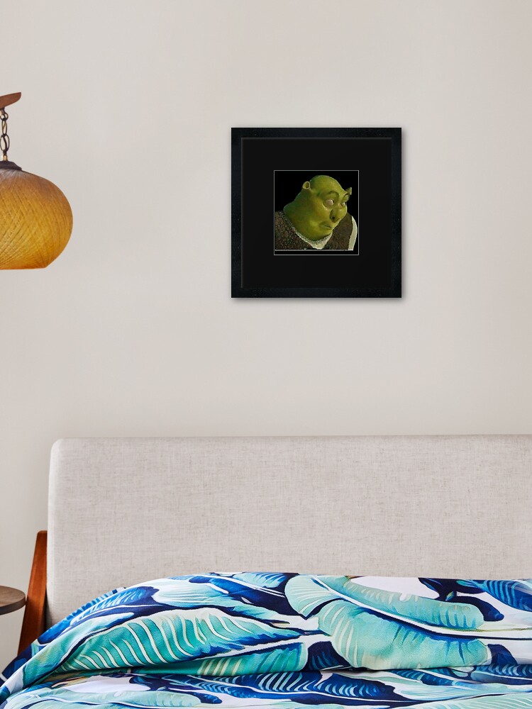 Shrek face meme Art Board Print for Sale by calamity02