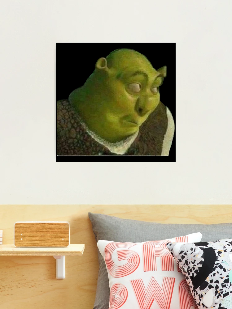 Shrek face meme Art Board Print for Sale by calamity02