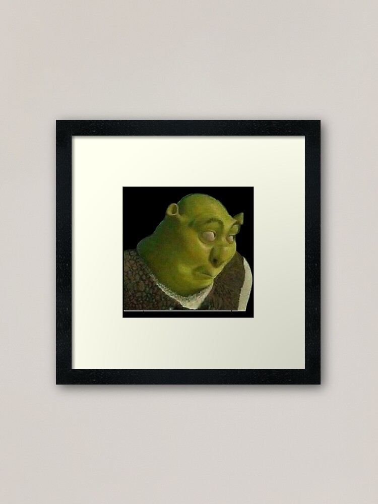 Shrek face meme Art Board Print for Sale by calamity02