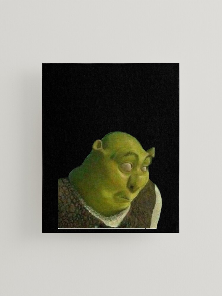 Shrek face meme Art Board Print for Sale by calamity02