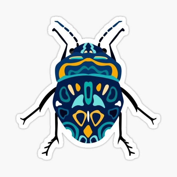 Picasso Beetle Sticker
