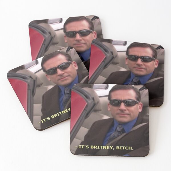 The Office Micheal Scott Meme Coasters (Set of 4)