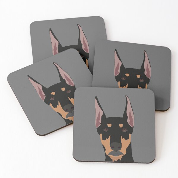 Item preview, Dennis the Doberman Pinscher designed and sold by KCPetPortraits.