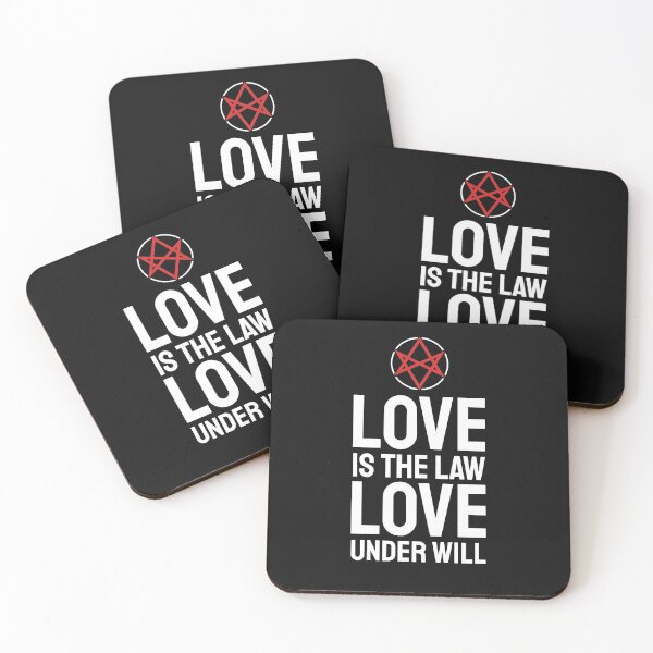 Item preview, Love is the Law, Love Under Will - Thelemic Union designed and sold by IAO131.