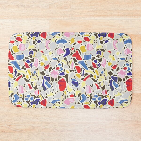 Item preview, Colourful terrazzo stonework designed and sold by Tabbykatprint.