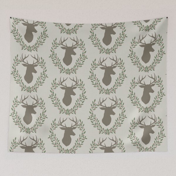Item preview, Deer with Laurel designed and sold by JoniandCo.