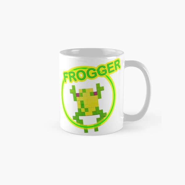 8 Bit 1980s Frogger Mug