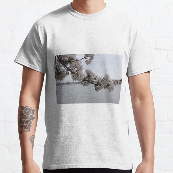 Washington DC Shirt, Cherry Blossom Floral Pop' Unisex Baseball T-Shirt