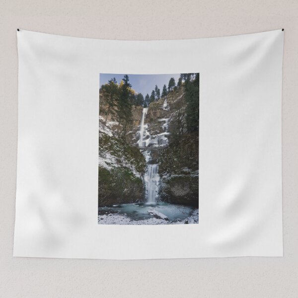 Item preview, Multnomah Falls Frosty in Winter designed and sold by AvocaSpring.