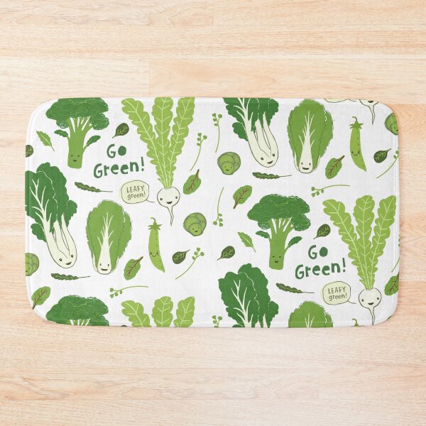 Item preview, Go Green! (Leafy Green!) Happy Garden Vegetables designed and sold by Jenn Inashvili.