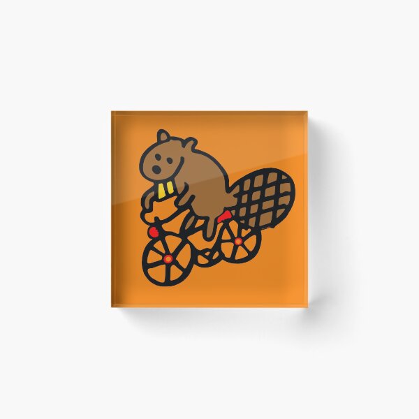 Item preview, Beaver on a Bicycle Rider designed and sold by Lisa Rotenberg.