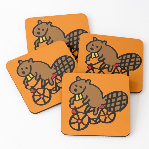Item preview, Beaver on a Bicycle Rider designed and sold by Lisa Rotenberg.