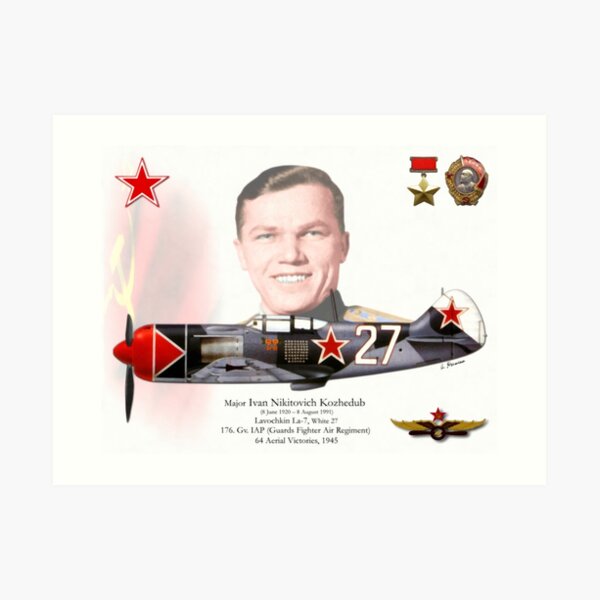 Ivan Nikitovich Kozhedub Art Print