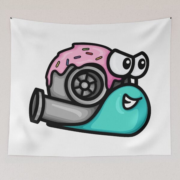 Item preview, Turbo Snail- Blue and Pink Donut designed and sold by TswizzleEG.