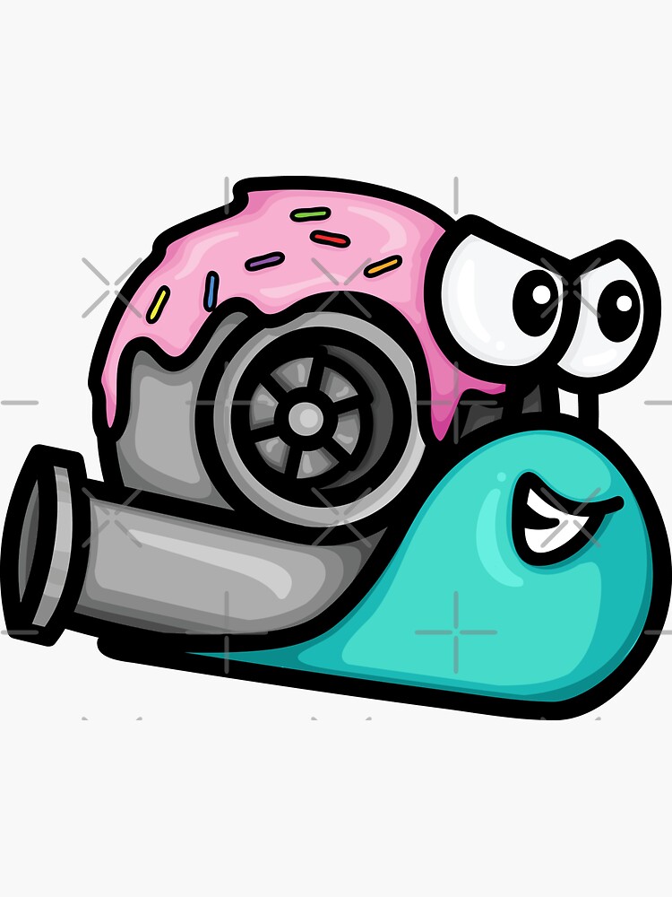 Turbo store snail sticker