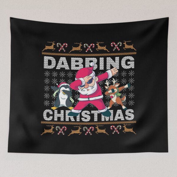 Item preview, Dabbing Santa Claus Ugly Christmas Sweater designed and sold by Weilichesmag.