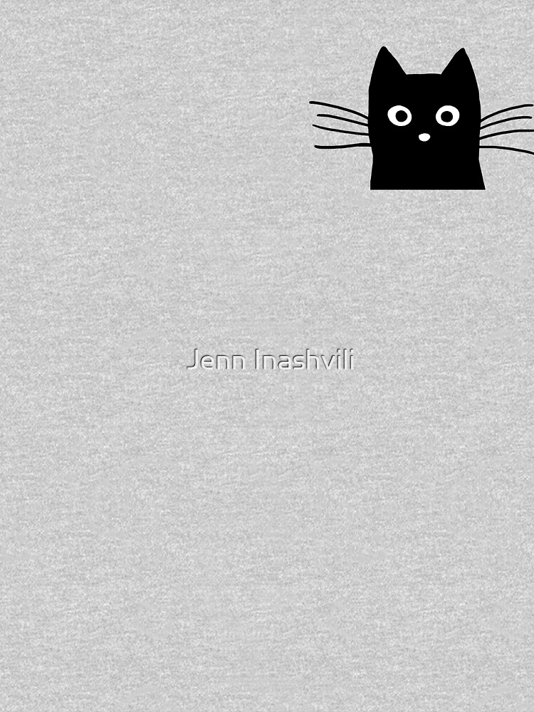 Thumbnail 7 of 7, Classic T-Shirt, Black Cat Face designed and sold by ShortCoffee.