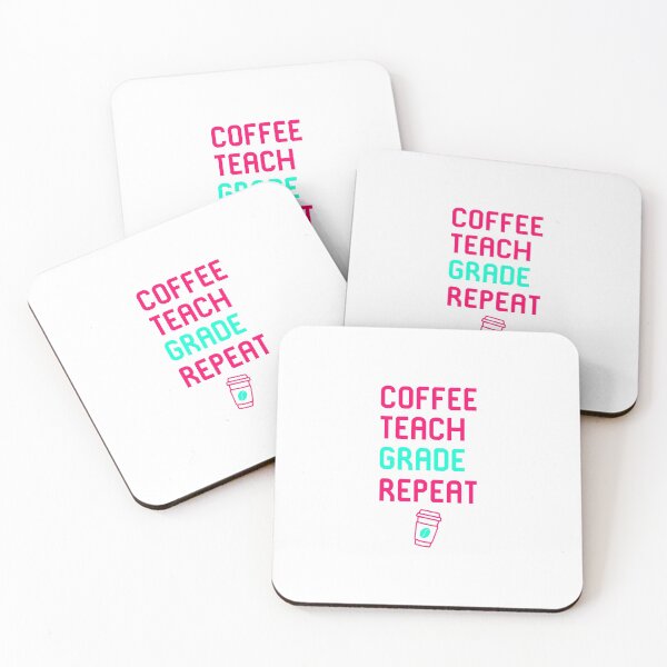 Item preview, Coffee Teach Grade Repeat Mathematics Teacher designed and sold by at85productions.