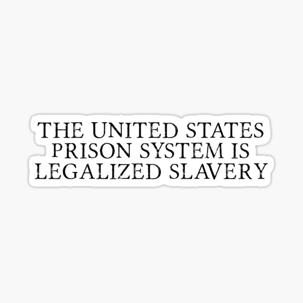Item preview, The United States Prison System is Legalized Slavery designed and sold by Lily MacOwan.