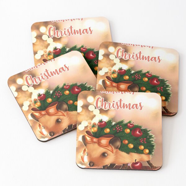 Item preview, Christmas wreath; hedgehog designed and sold by DigitalCloud.