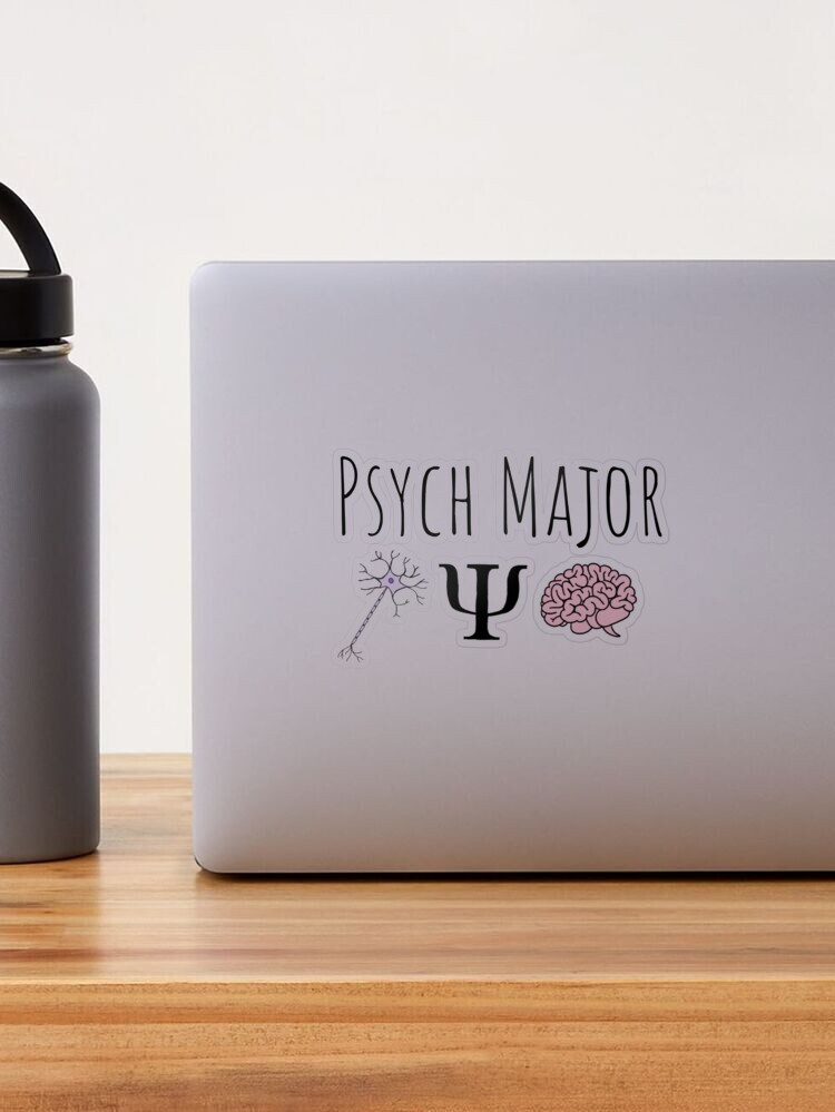 Psych Major Sticker for Sale by Kalynmoz