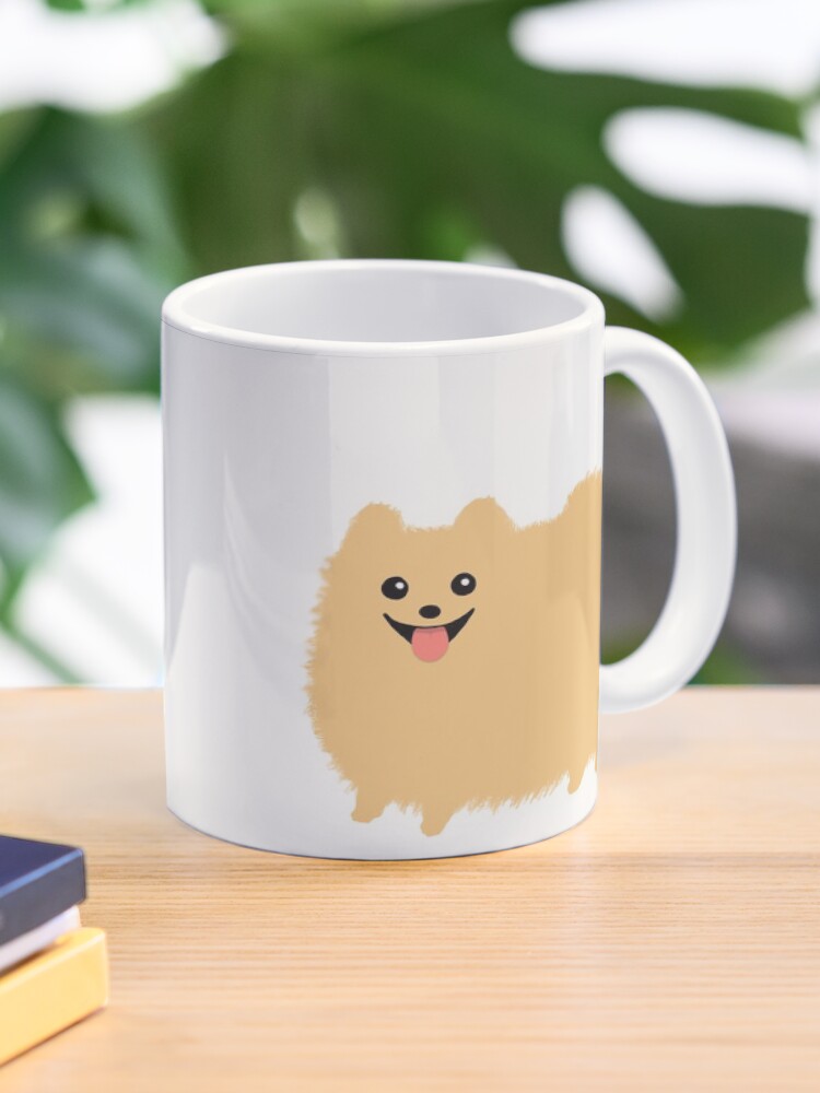 Pomeranian Cute Fluffy Cartoon Dog