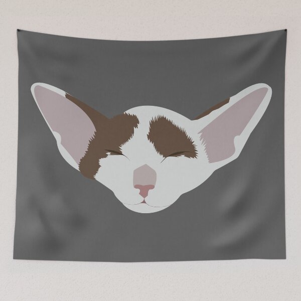 Item preview, Sleeping Oriental Shorthair Cat designed and sold by KCPetPortraits.