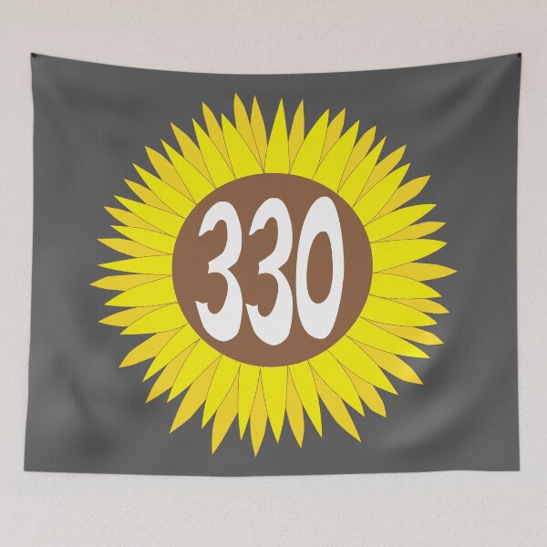 Item preview, Hand Drawn Ohio Sunflower 330 Area Code designed and sold by itsrturn.