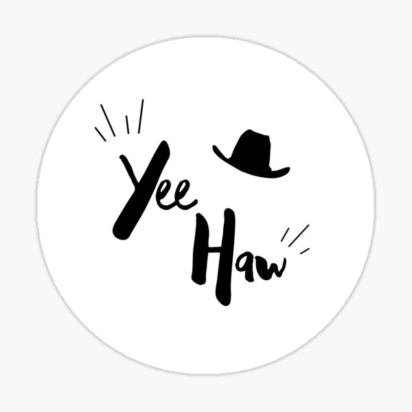 Yee Haw Stickers Redbubble 0934