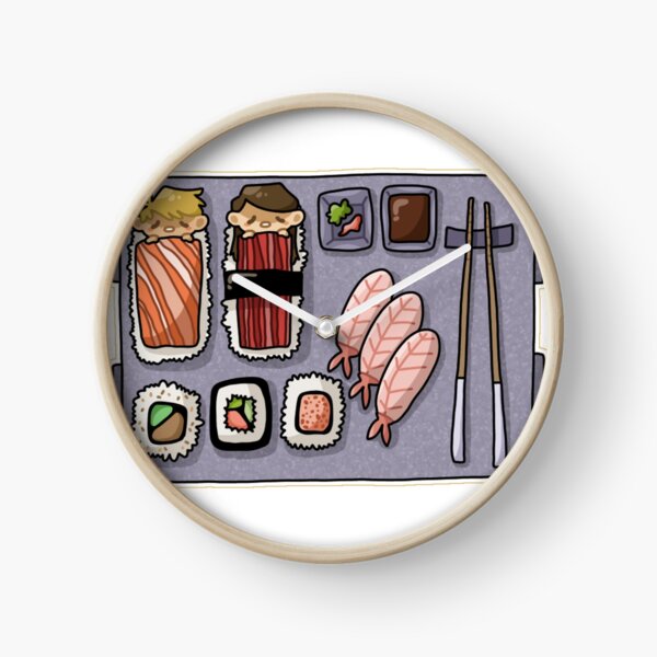 chibi sushi Clock